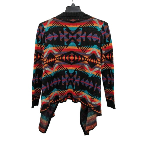 UNIF Knit Cardigan Women Size XS Aztec Pattern Open Front Boho Grunge Y2K Indie - Picture 2 of 10